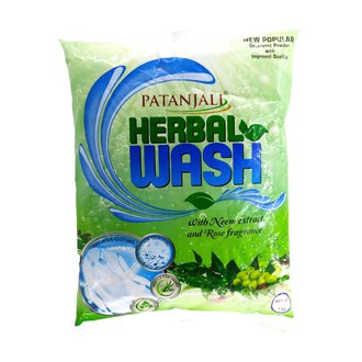 Купить Пральний порошок універсальний з Німом і ароматом троянди 1 кг Patanjali Herbal Wash Detergent Powder в Украине