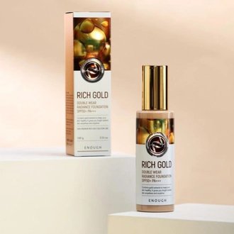 Купить Enough Rich Gold Double Wear Radiance Foundation SPF50+ PA+++ Тональний крем для обличчя тон 21 в Украине