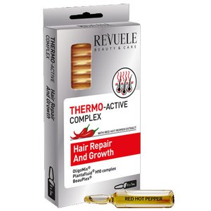 Купить Revuele Thermo Active Complex Hair Repair And Growth AmpoulesТермоактивний комплекс для відновлення й росту волосся в Украине