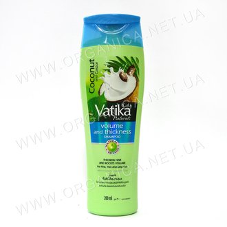 Купить Шампунь для об'єму волосся Dabur Vatika Tropical Coconut Shampoo в Украине