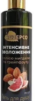 Купить Адверсо гель для душу "Інтенсивне зволоження" МИГДАЛЬ ТА ГРЕЙПФРУТ,250мл в Украине
