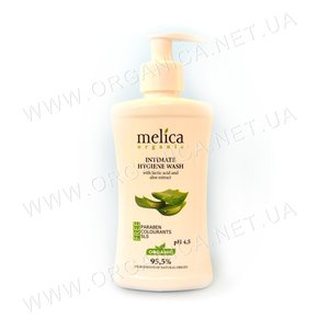 Купить Засіб для інтимної гігієни з молочною кислотою і екстрактом алое Melica Organic в Украине