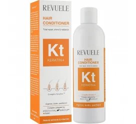 Купить Revuele Keratin+ Hair Conditioner Відновлювальний кондиціонер для блиску і сяйва волосся в Украине