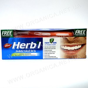 Купить Зубная паста Dabur Herb'l для курящих в Украине