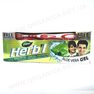Купить Зубная паста Dabur Herbal Aloe Vera Gel в Украине