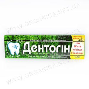 Купить Аюрведическая, профилактическая, зубная паста «Дентогин» в Украине