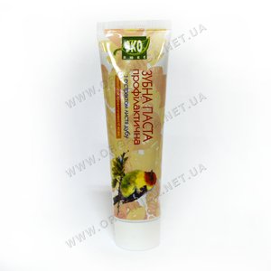 Купить Зубная паста с экстрактом листьев дуба "Профилактическая" Эколюкс в Украине