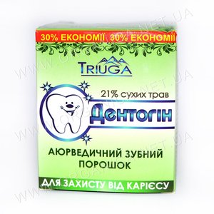 Купить Аюрведический зубной порошок для защиты от кариеса в Украине